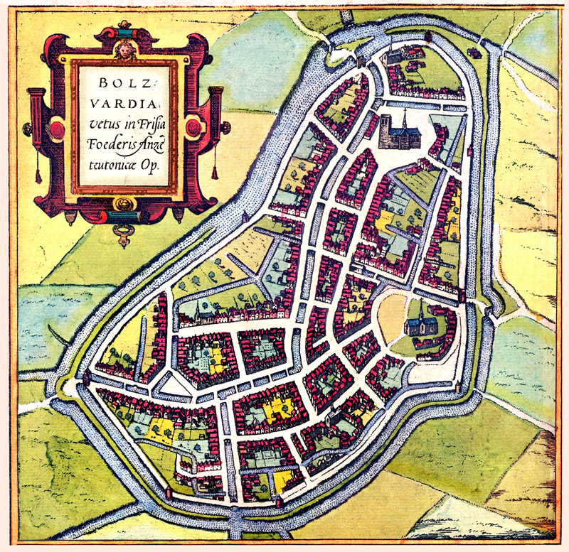 Bolsward 1594 Braun en Hogenberg